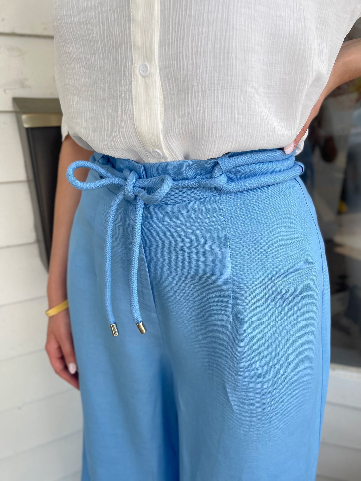 LAKE BLUE JANA WIDE LEG PANTS