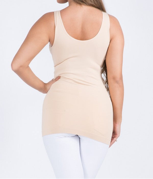 NUDE REVERSIBLE SEAMLESS TANK