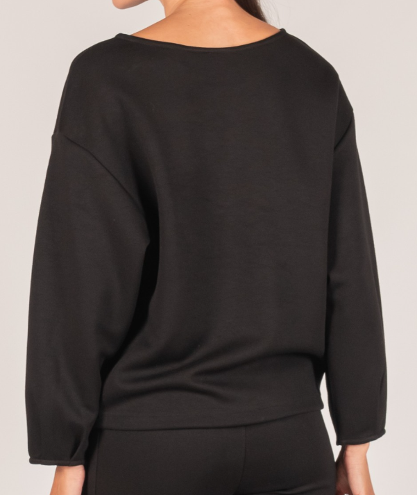 BLACK PCILL PULLOVER