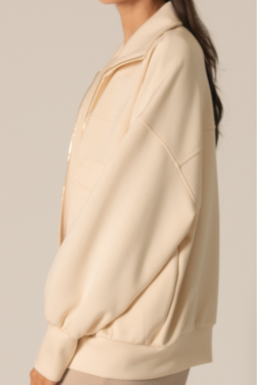 IVORY PCILL BUTTER MODAL UTILITY JACKET