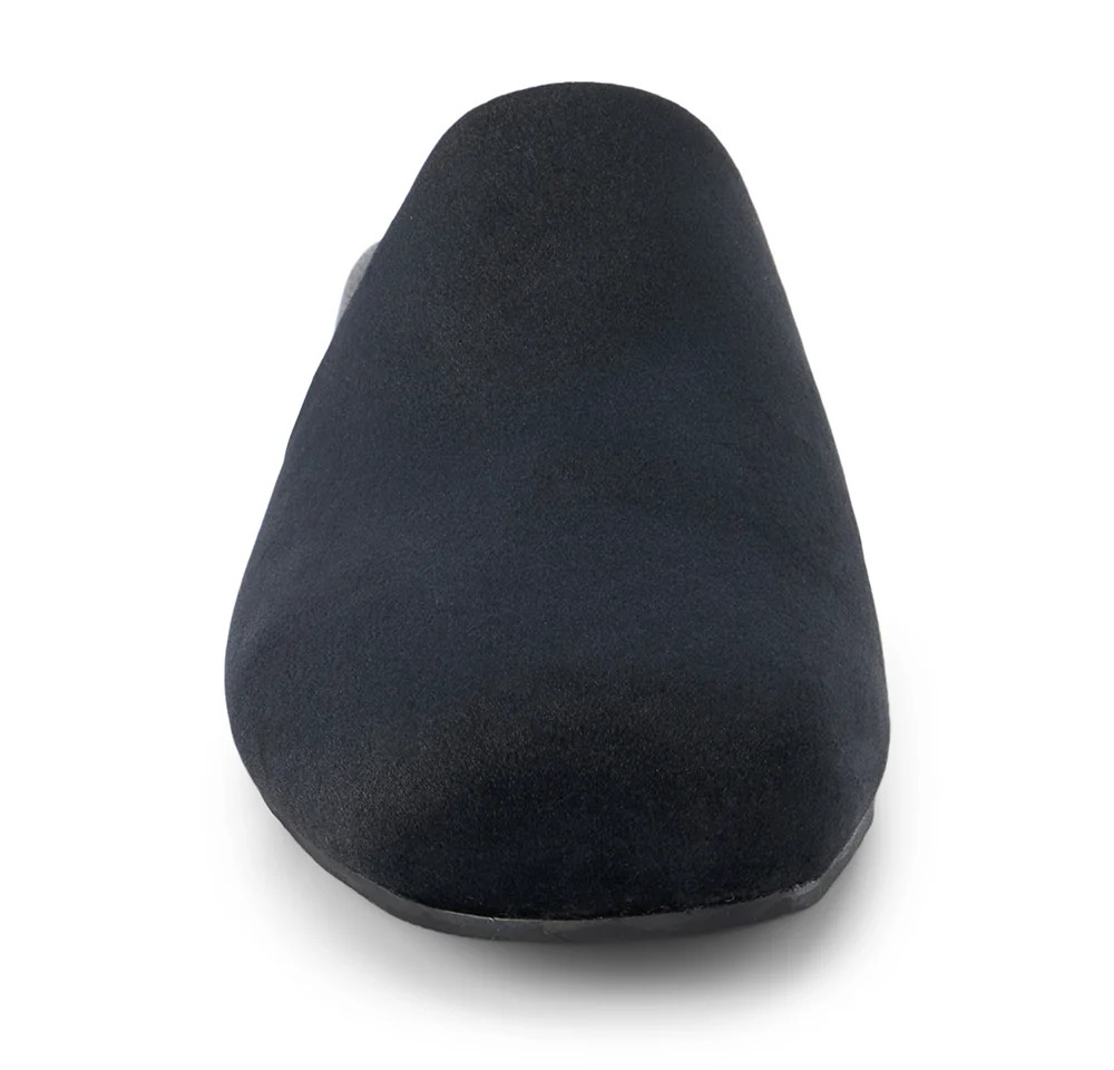 BLACK VELVET PALLENBERG FLAT MULE