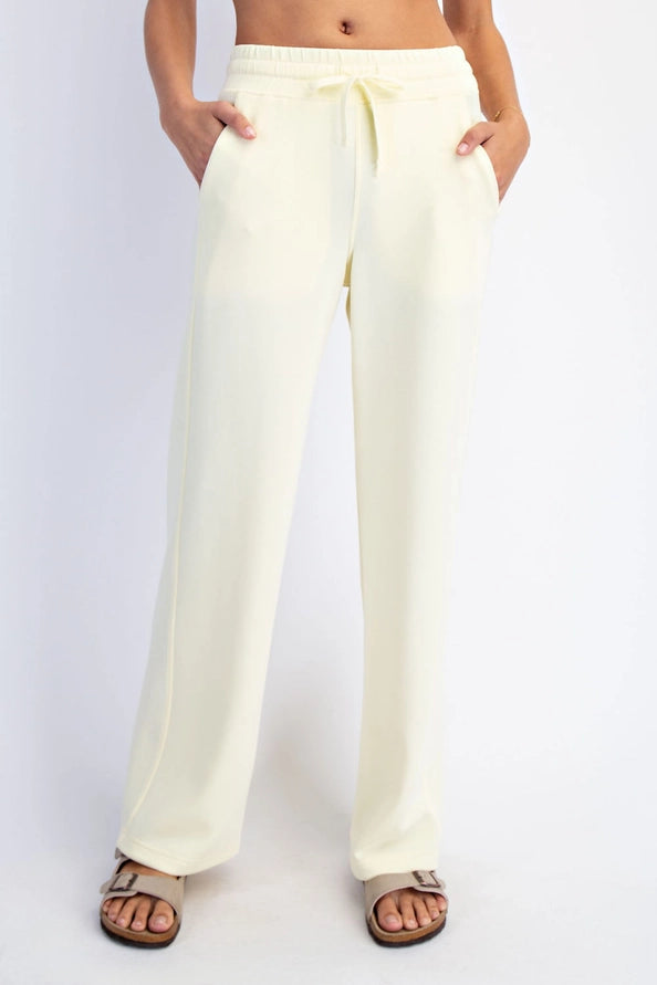 LEMONILLA MODAL SCUBA STRAIGHT LEG PANT