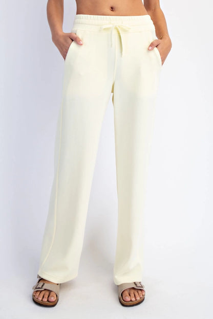 LEMONILLA MODAL SCUBA STRAIGHT LEG PANT