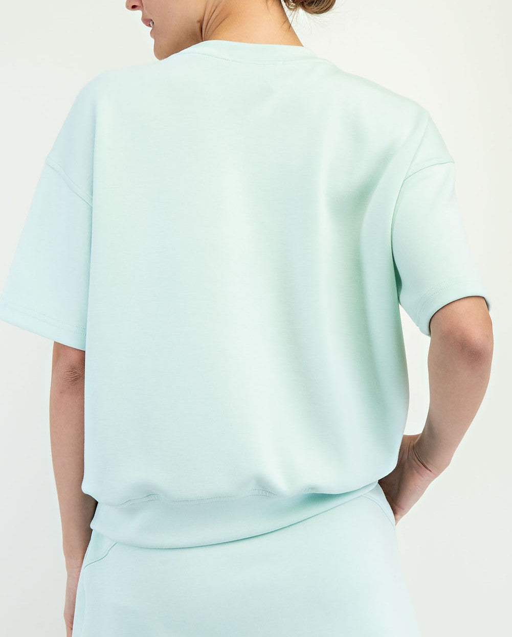 SOFT MINT MODAL SCUBA BASIC SHORT SLEEVE TOP