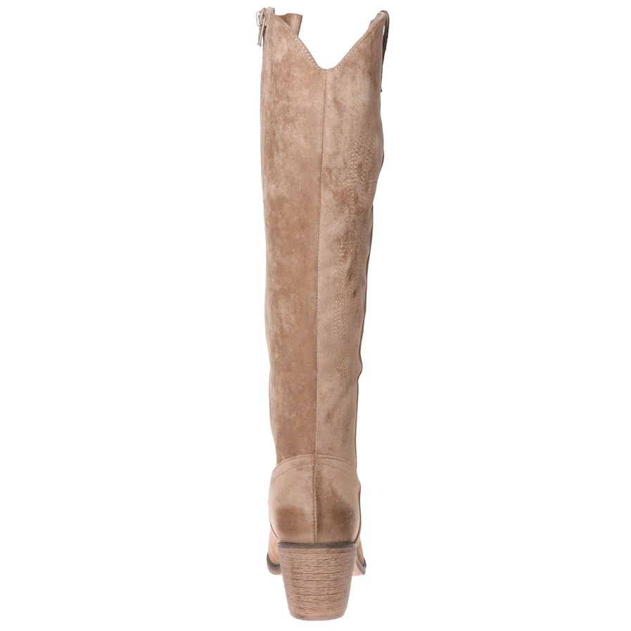 TAUPE HIGH COWBOY BOOT