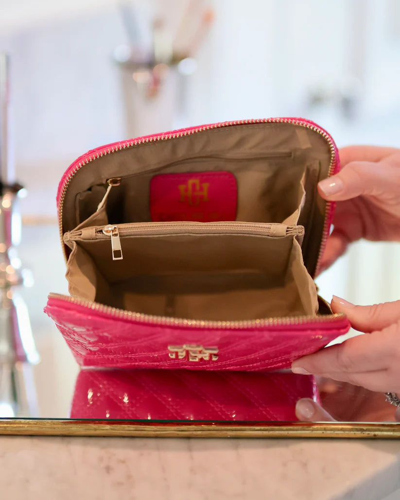 LIME EMBOSSED CROC IBIZA SMALL POUCH