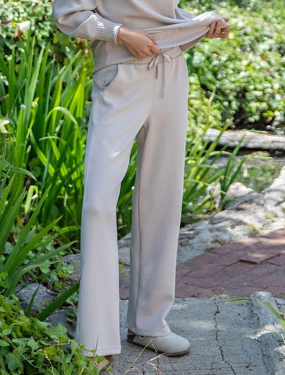 MOCHA CREAM MODAL SCUBA STRAIGHT LEG PANT