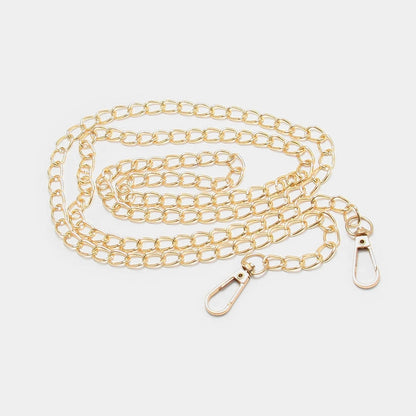WHITE CLEAR RECTANGLE CROSSBODY BAG