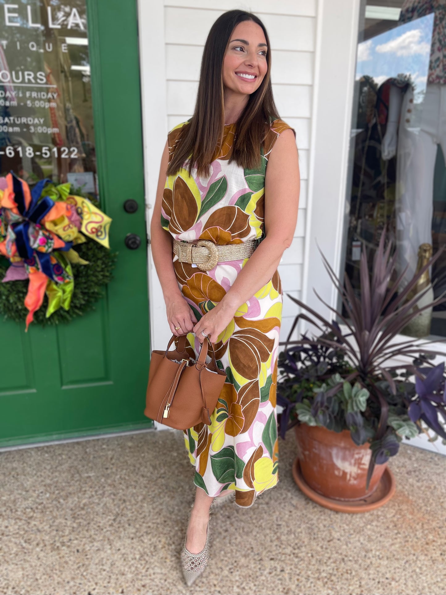 FLORAL PRINT SLEEVELESS SAMI TOP