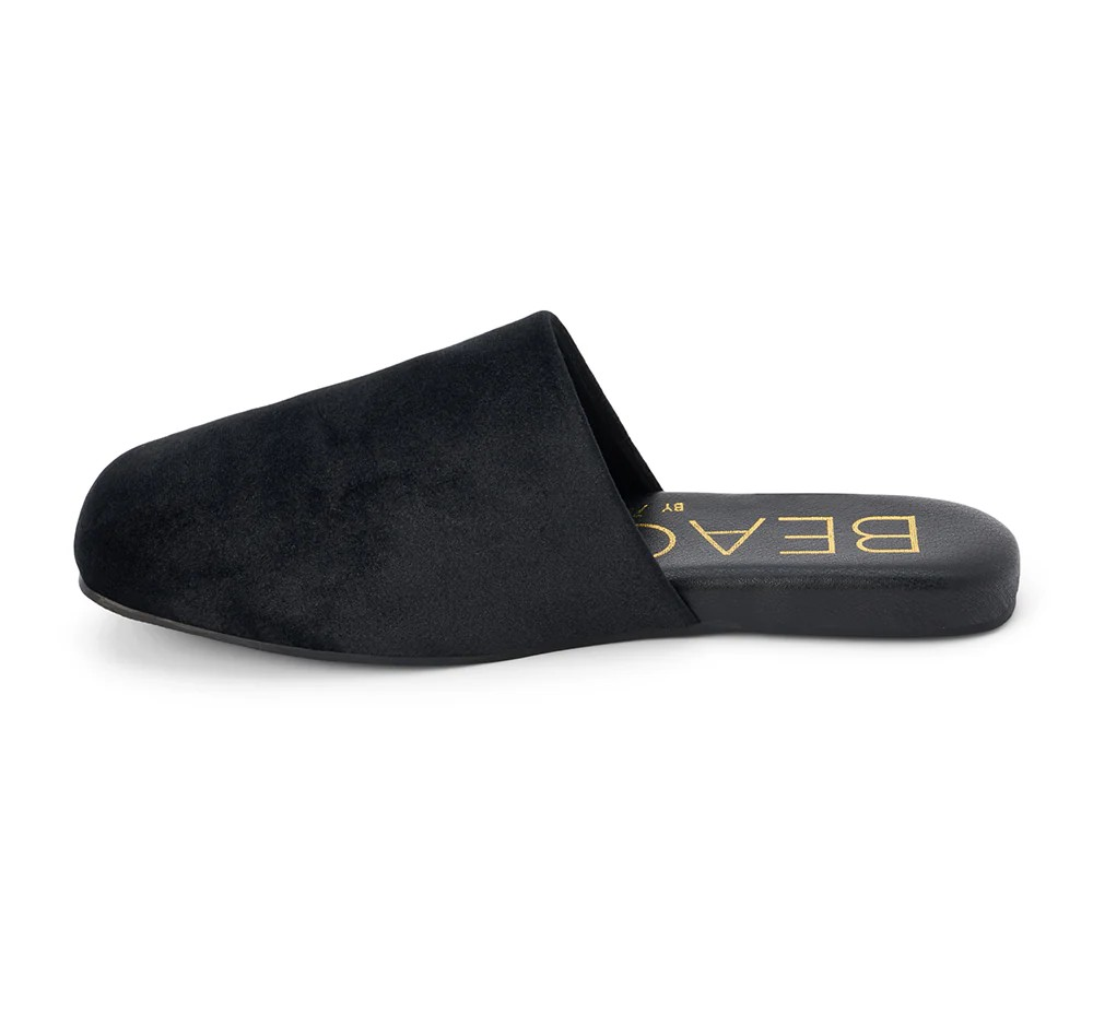 BLACK VELVET PALLENBERG FLAT MULE