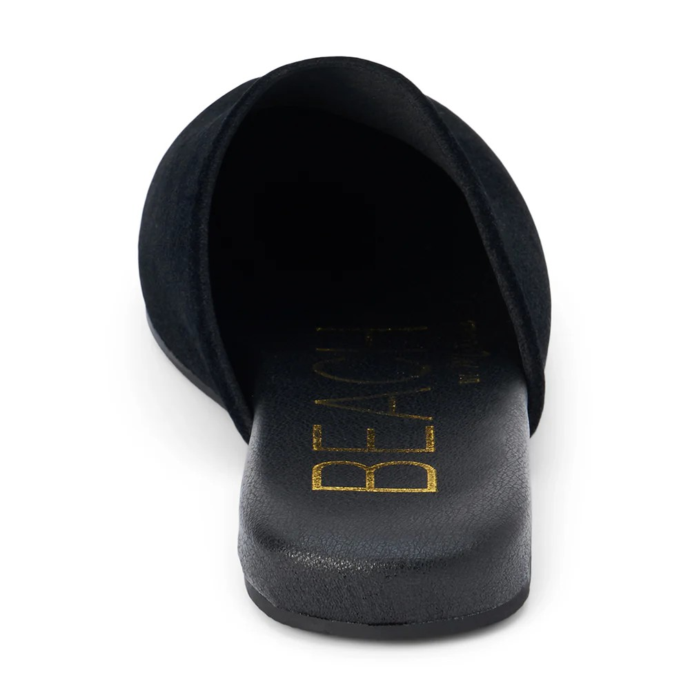 BLACK VELVET PALLENBERG FLAT MULE