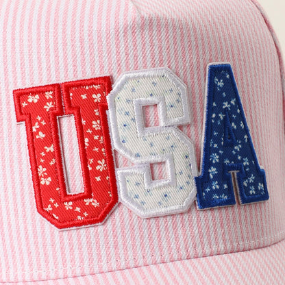 PINK/WHITE SEERSUCKER STRIPE &