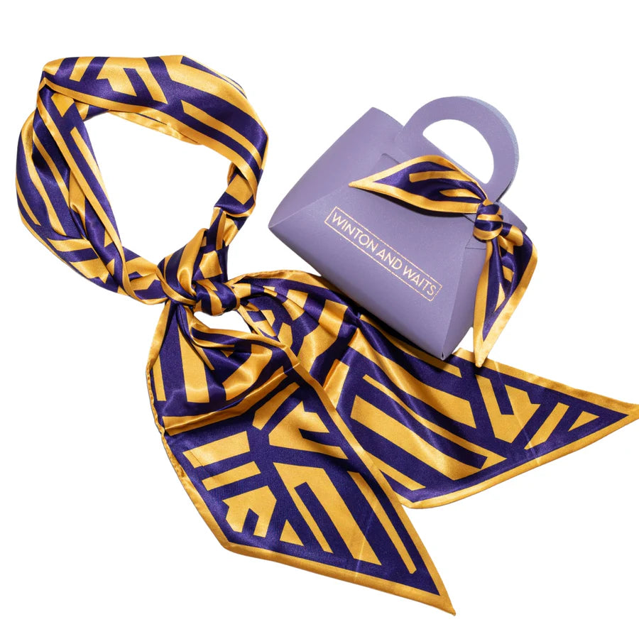 PURPLE &amp; GOLD GAMEDAY ACCESSORY SCARF