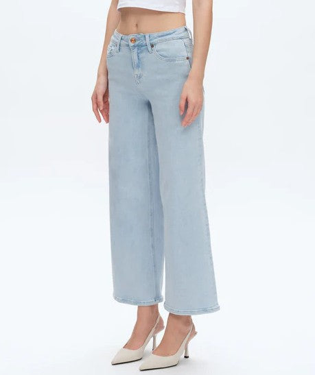 WATHET MID RISE WIDE LEG LISA JEAN