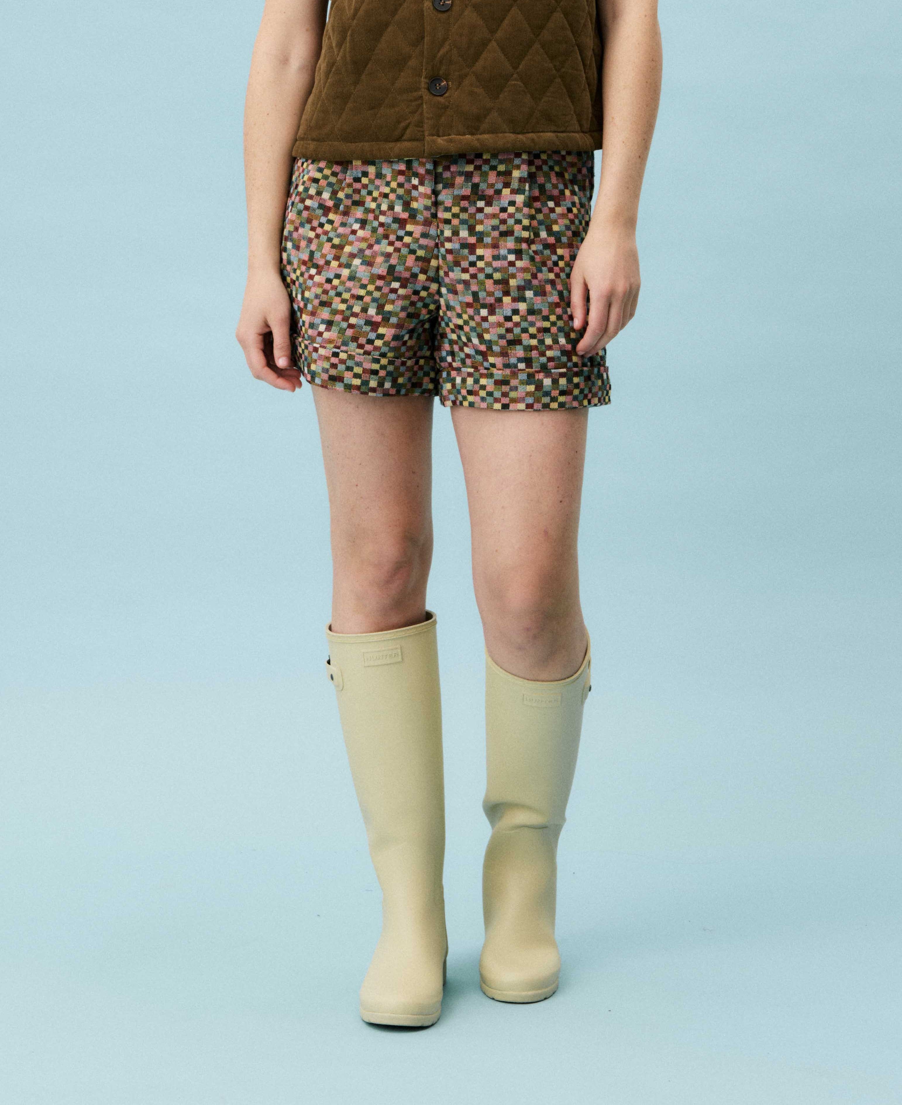 MULTICOLORED PRINT ARCIA SHORTS