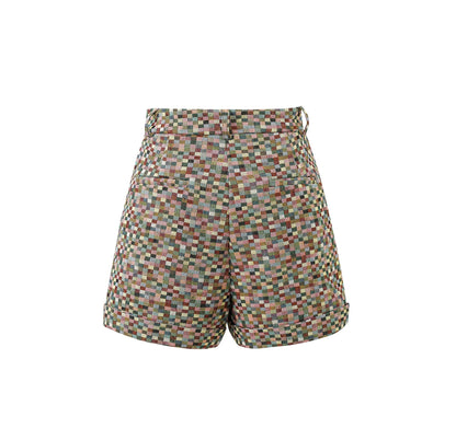 MULTICOLORED PRINT ARCIA SHORTS