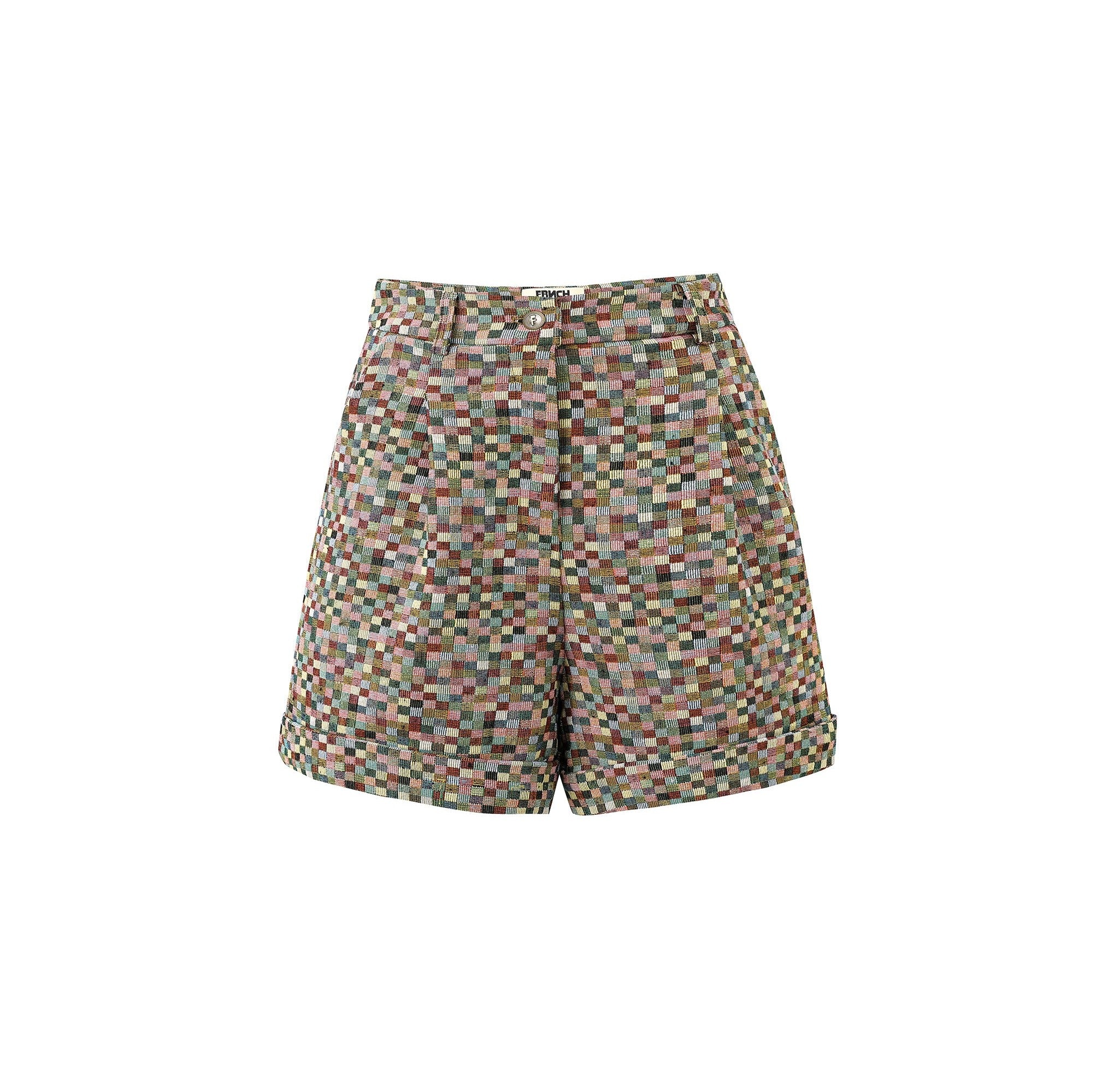 MULTICOLORED PRINT ARCIA SHORTS