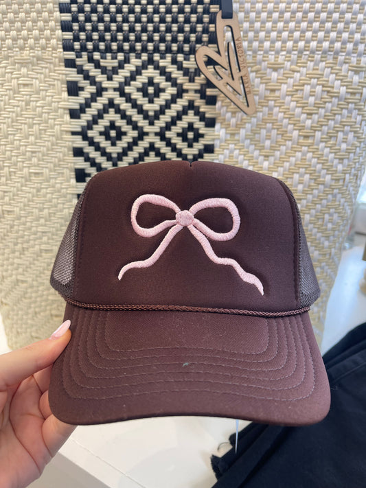 BROWN BOW TRUCKER HAT