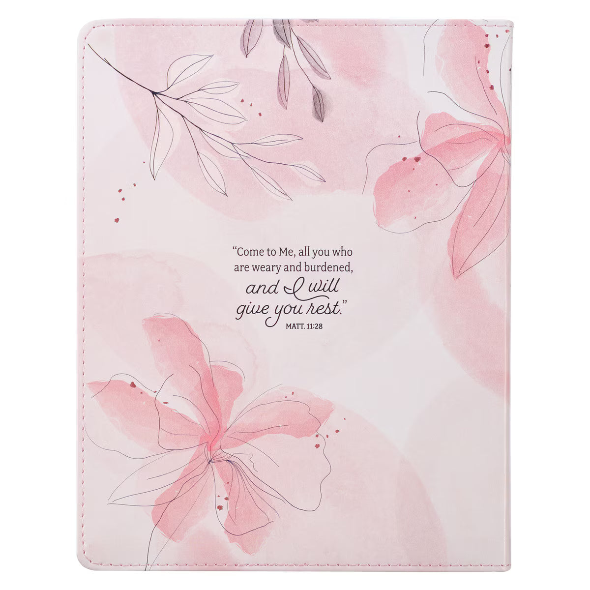 PINK FAUX LEATHER &