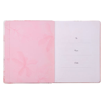 PINK FAUX LEATHER &