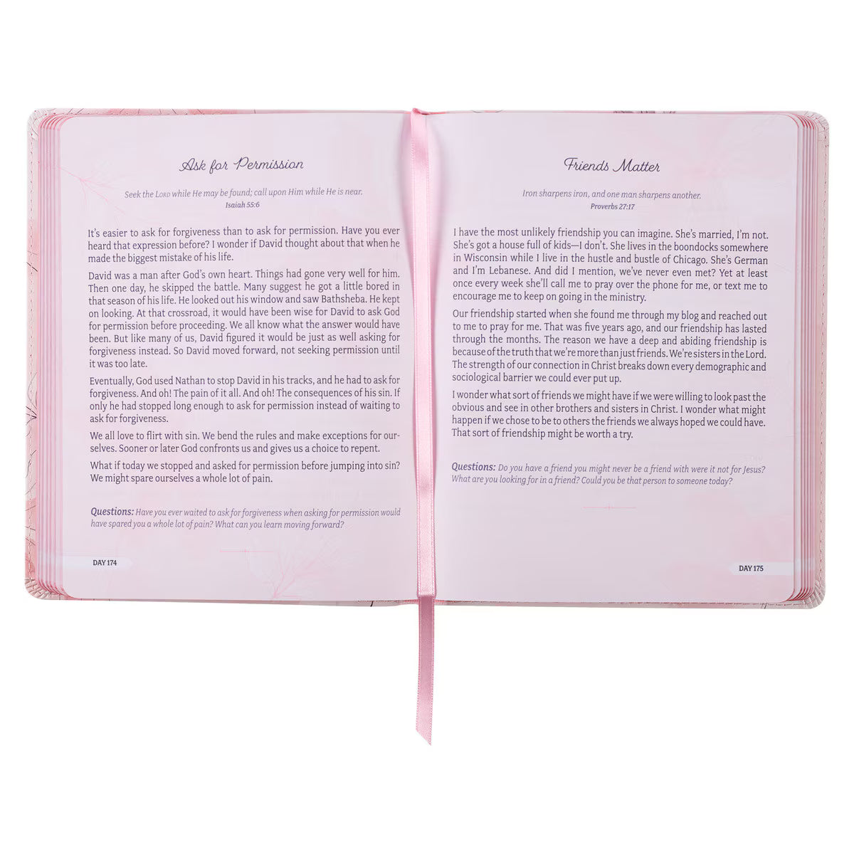 PINK FAUX LEATHER &