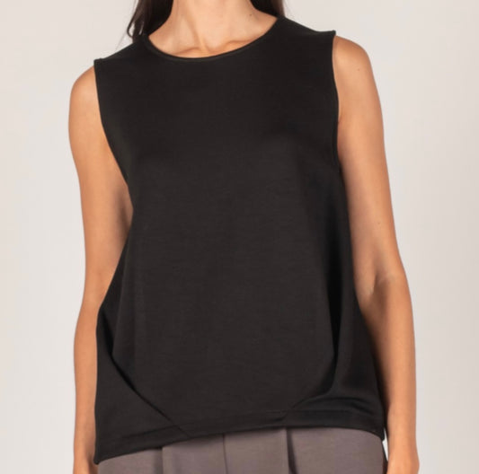 BLACK PCILL SLEEVELESS TOP