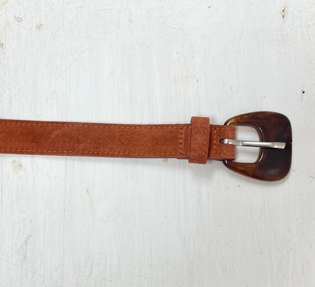 CORAL ELDA SUEDE LEATHER BELT