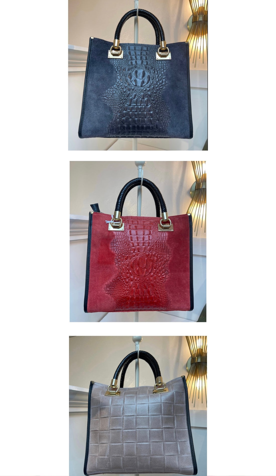 LEATHER PORTFOLIO BAG