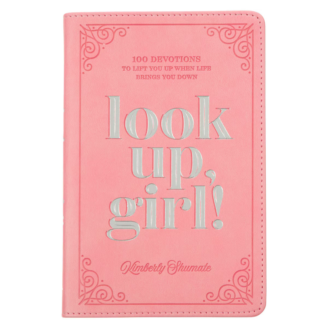 PINK FAUX LEATHER &