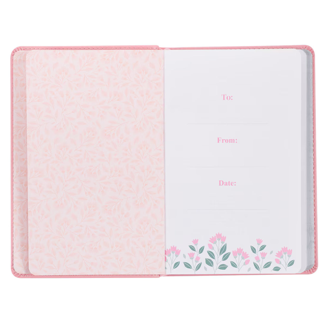 PINK FAUX LEATHER &
