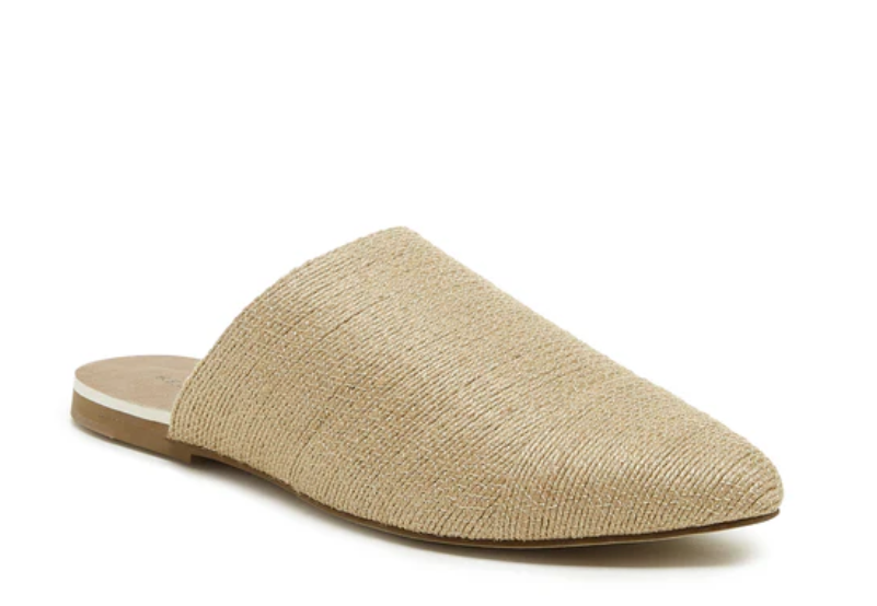 NATURAL POINTY JUTE MULES