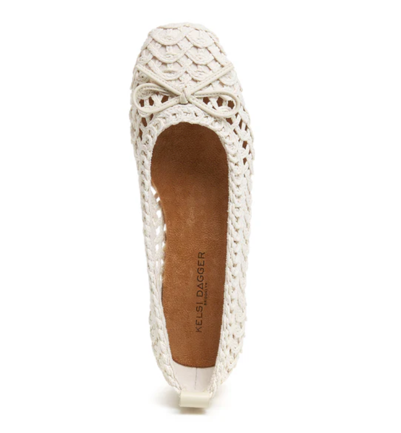 SHELL CROCHET FRANKIE BALLET FLATS