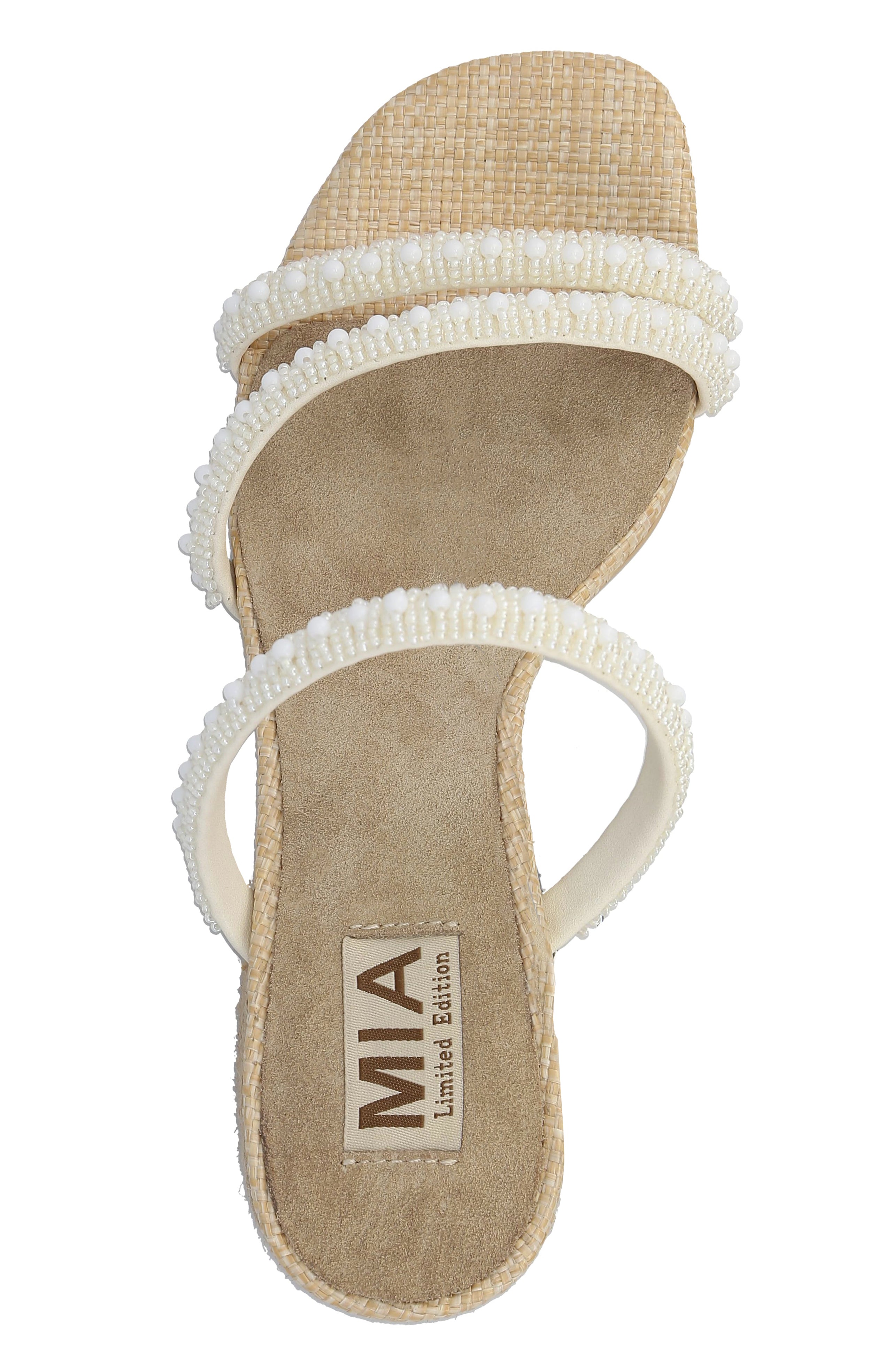 BONE BEADED INARA JUTE WRAPPED SANDAL BLOCK HEEL