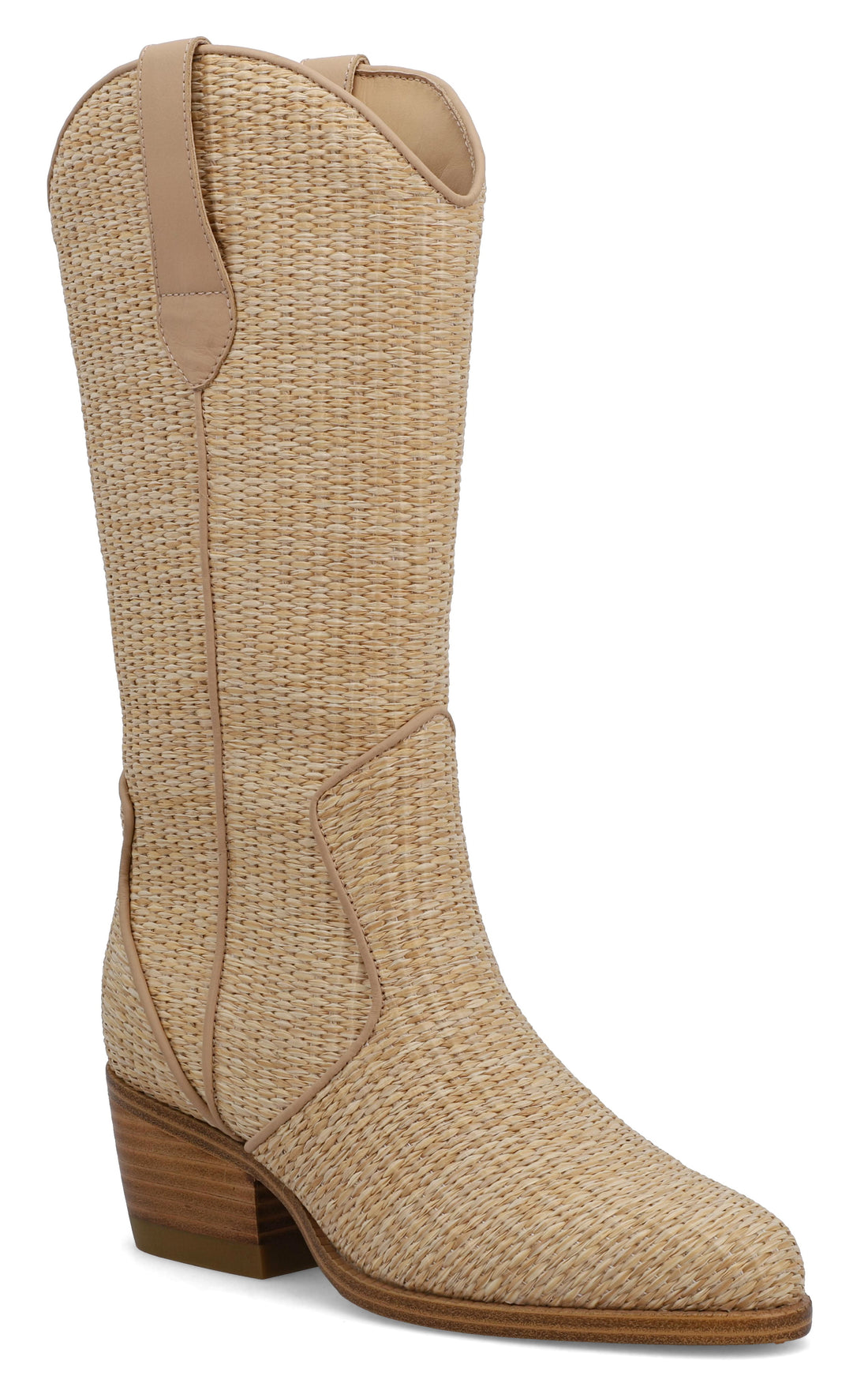 NATURAL RAFFIA JENAH BOOT