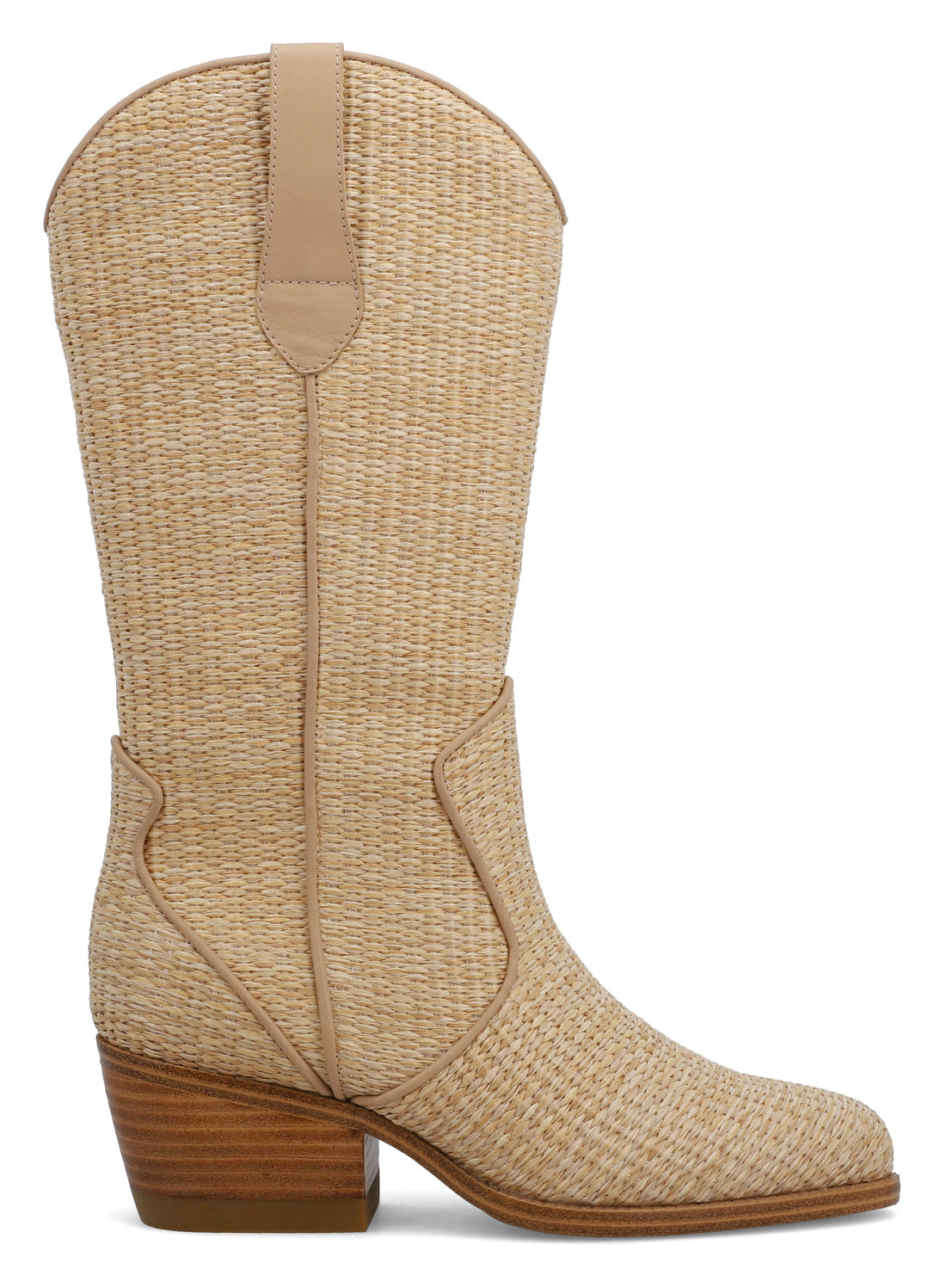 NATURAL RAFFIA JENAH BOOT