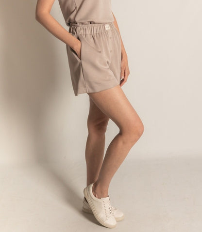 TAUPE PCILL BUTTER MODAL BOXER SHORTS