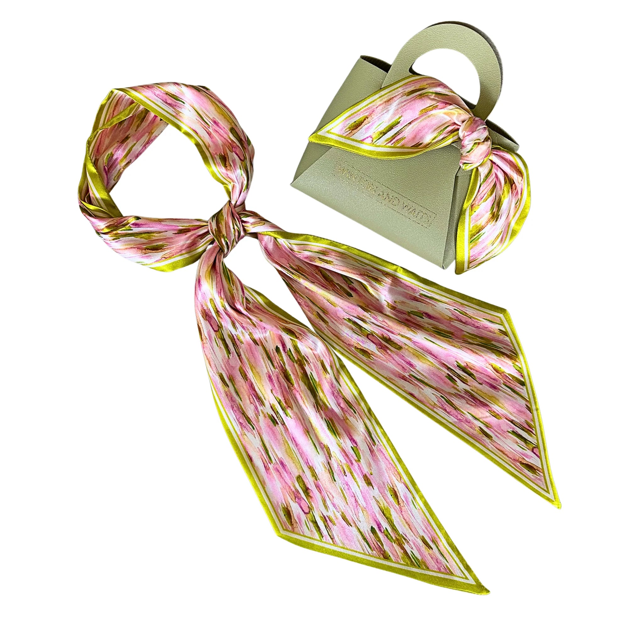 PASTEL BRUSHSTROKES ACCESSORY SCARF