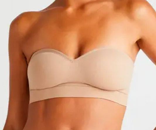 ALMOND STRAPLESS CONVERTIBLE BRA