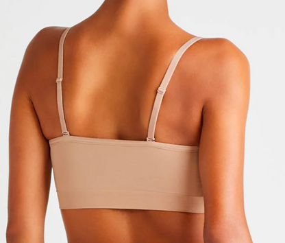 ALMOND STRAPLESS CONVERTIBLE BRA