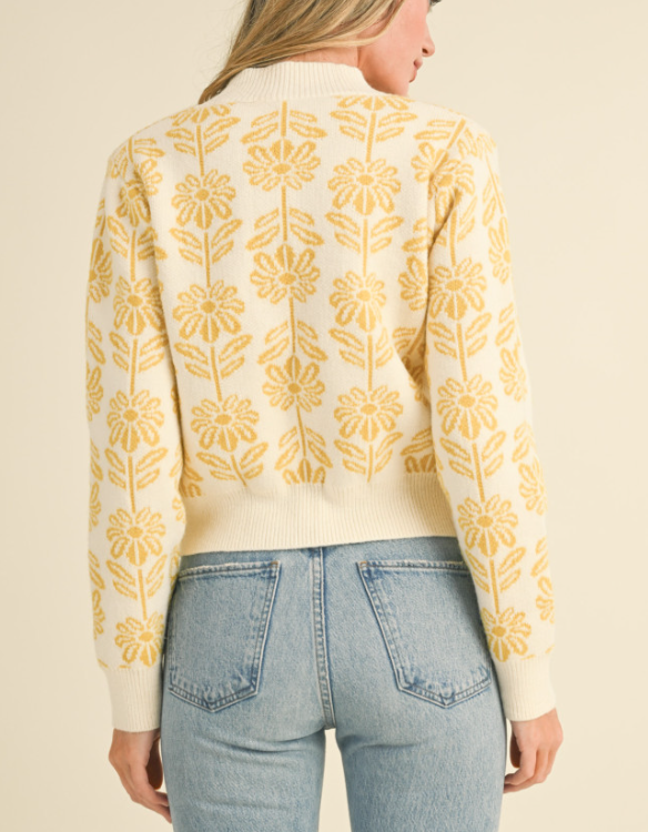 BUMBLEBEE FLOWER SWEATER