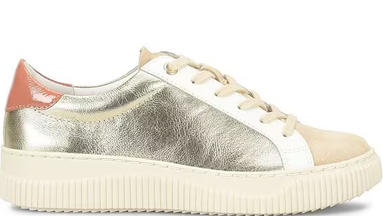 PLATINO/BISCOTTI FIANNA METALLIC SNEAKER