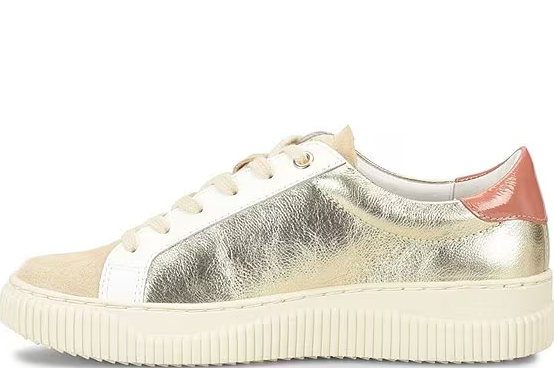 PLATINO/BISCOTTI FIANNA METALLIC SNEAKER