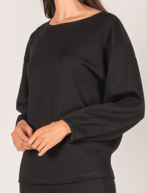 BLACK PCILL PULLOVER