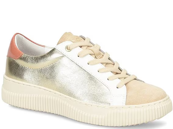 PLATINO/BISCOTTI FIANNA METALLIC SNEAKER