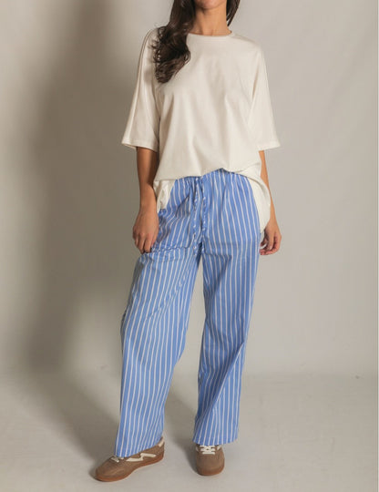 OFF WHITE KNIT MODAL DOLMAN SLEEVE TOP