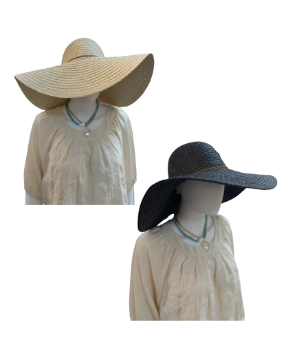 FLOPPY STRAW HAT