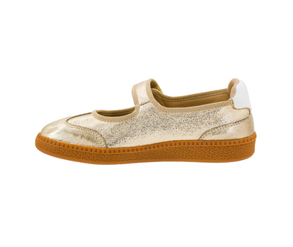 METALLIC GOLD MARY JANE CALM DOWN SNEAKER