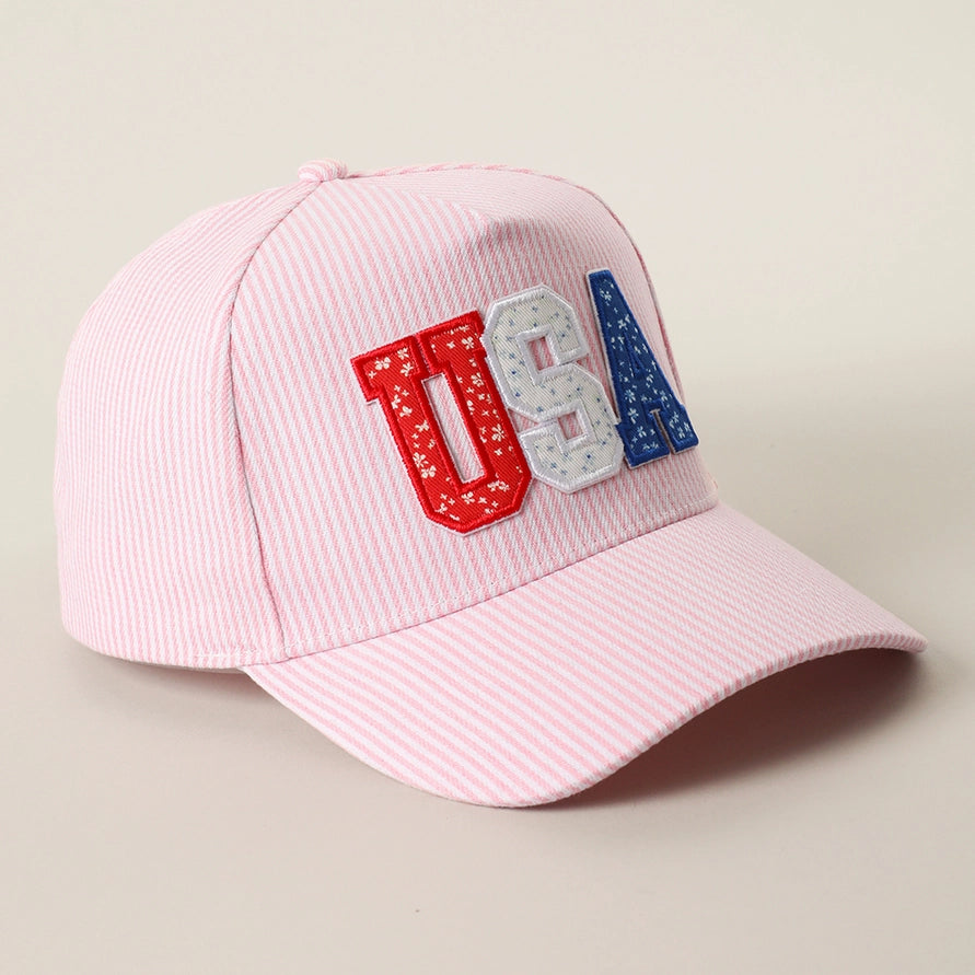 PINK/WHITE SEERSUCKER STRIPE &