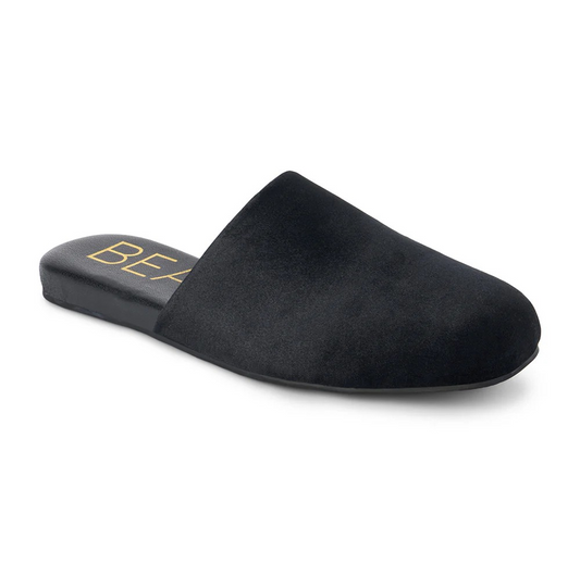 BLACK VELVET PALLENBERG FLAT MULE
