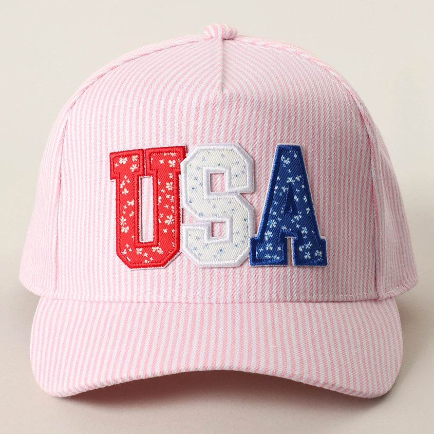 PINK/WHITE SEERSUCKER STRIPE &